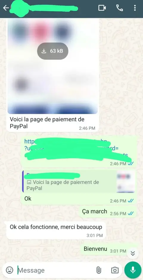 Capture retour client Alexandre D.