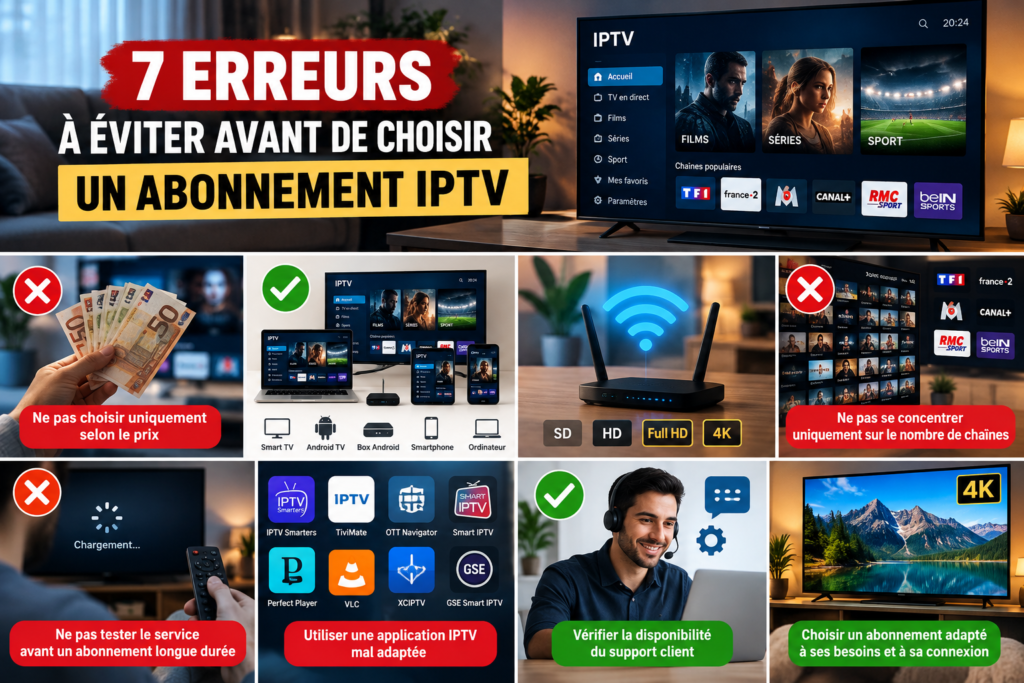 abonnement iptv